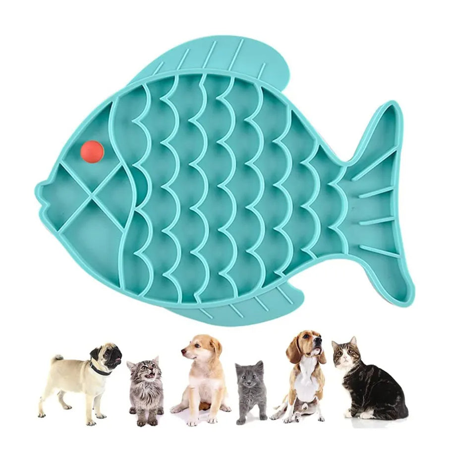 Silicone Puppy Lick Mat – Slow Feeding Treat Dispenser
